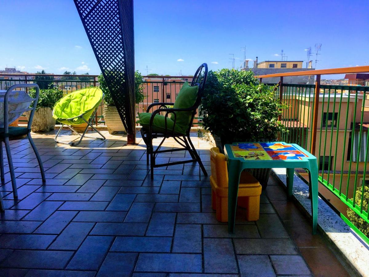 Panoramic And Bright Penthouse Is Waiting For You Apartment Rome Exterior photo